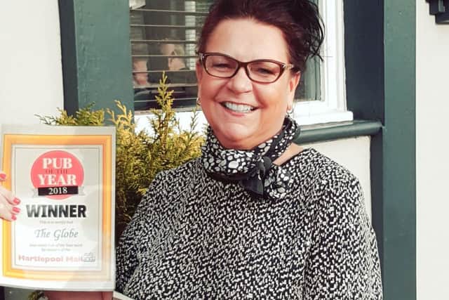 Claire Stephenson is delighted The Globe has won the Hartlepool Mail's Pub of the Year once again.