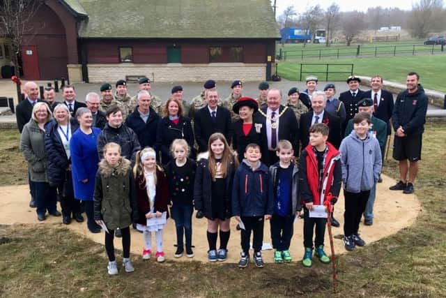 Five saplings were laid by different dignitaries, school children and community groups at Summerhill Country Park.
