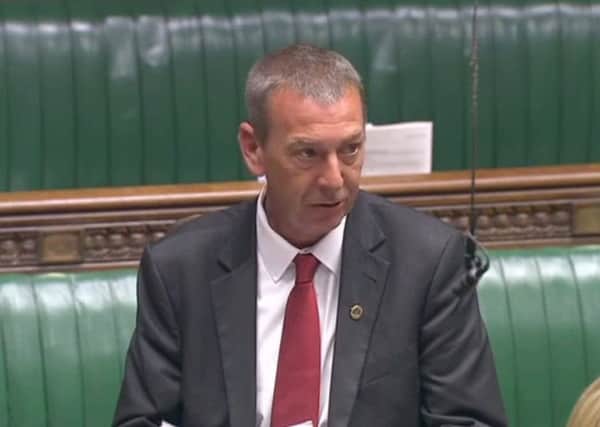 Mike Hill speaking in the House of Commons on an earlier occasion.