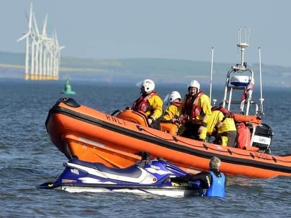 The Hartlepool inshore lifeboat