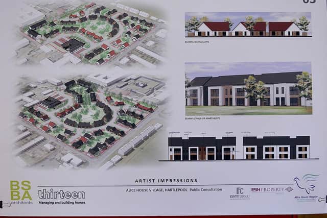 Plans for the proposed health village.