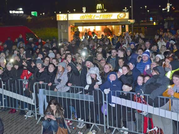 Will you be going to the Christmas lights switch on?