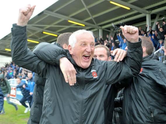 Ronnie Moore helped Pools to the 'Great Escape'.