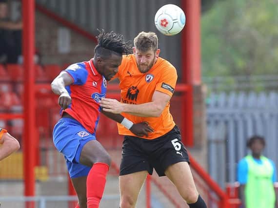 Tomi Adeloye is set for a Hartlepool return