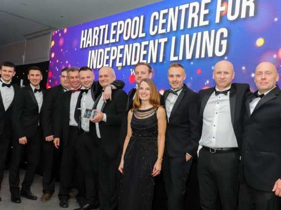 Hartlepool Brough Council staff at the Constructing Excellence National Awards 2018.