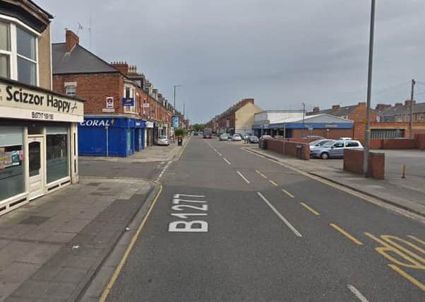 The incident happened in York Road, Hartlepool. Image copyright Google Maps.