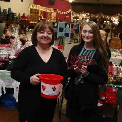 Organisers of the Christmas fair for the Bradley Lowery Foundation, Clare Everitt and Brooke Mitchell. Picture by Tom Banks.