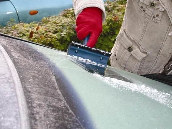 Many will be scrapping the ice from their car windscreens this morning