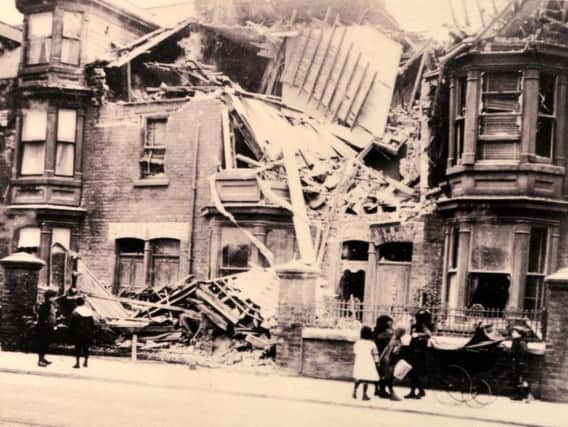 The aftermath of the Bombardment.