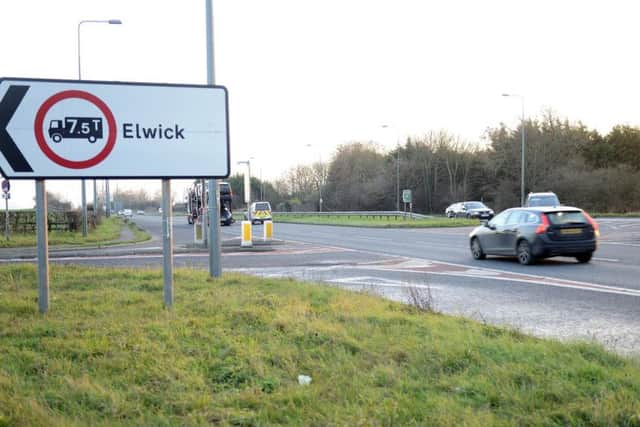 The A19 near Elwick.