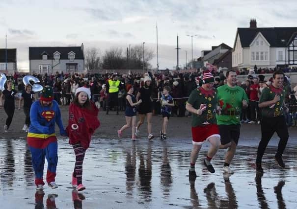 More than 400 people took part in last years dip at Seaton Carew.