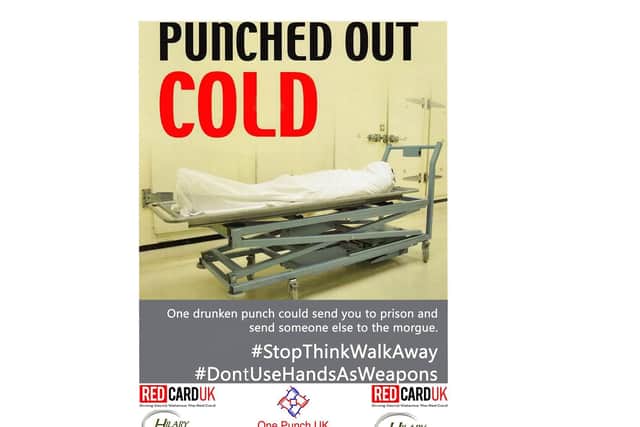 Punched Out Cold campaign poster.