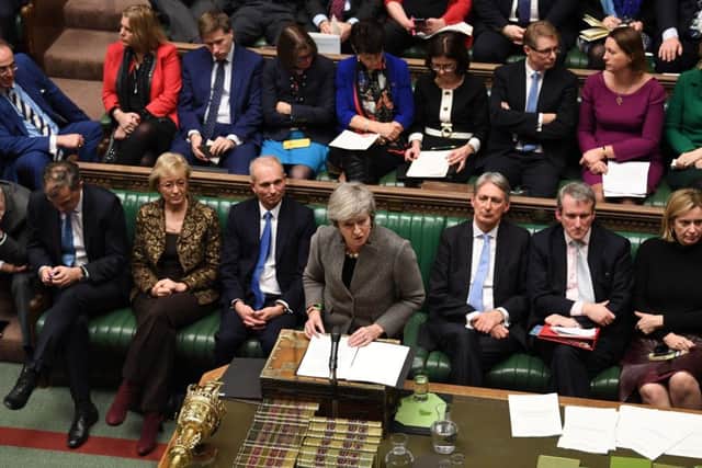 Prime Minister Theresa May in the House of Commons. Picture: UK Parliament/Jessica Taylor/PA Wire.
