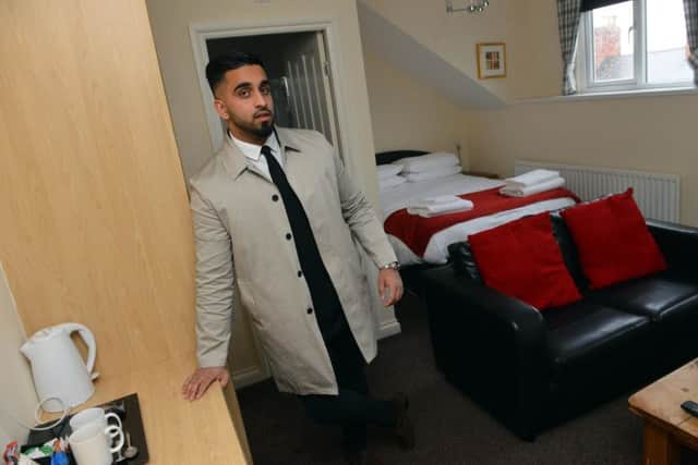 The Douglas Hotel owner Raqueeb Ramzan and local business have teamed up to offer homeless people a night at the hotel