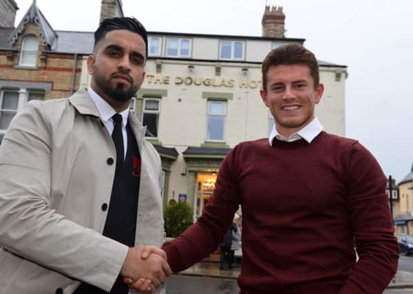 The Douglas Hotel owner Raqeeb Ramzan and business man Jack Griffiths have teamed up to offer homeless people a night at the hotel