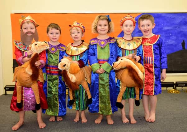 Some of those taking part in the Greatham Primary School Nativity.