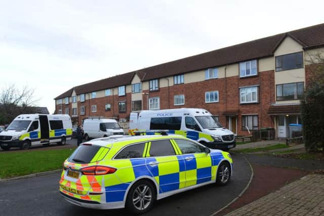 Police in the Owton Manor area of Hartlepool as part of Operation Otley.
