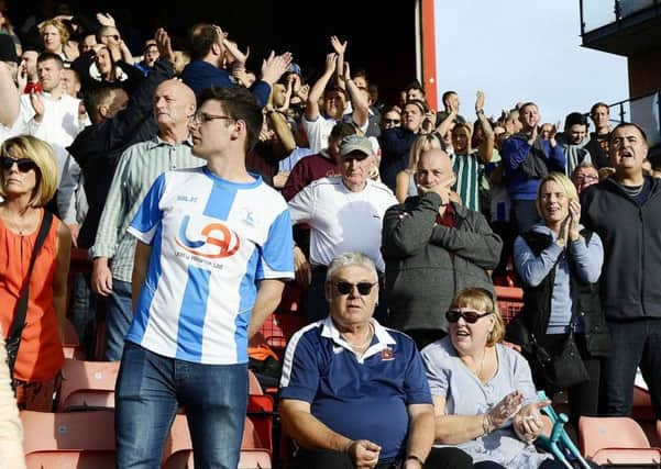 Pools fans travel to Gateshead and Chesterfield over the festive season