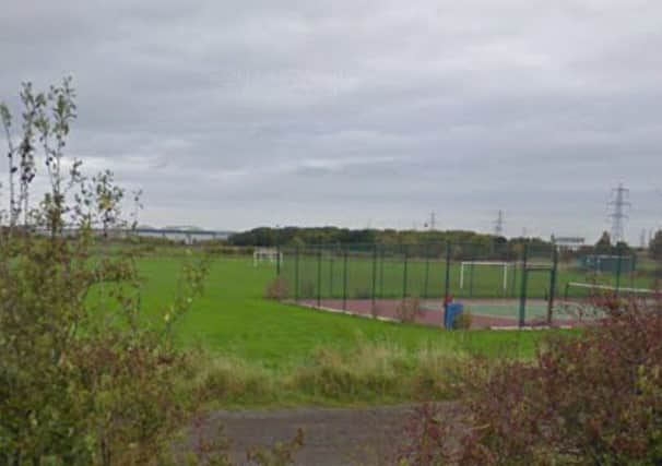 Area where the play park is planned in Greatham.
