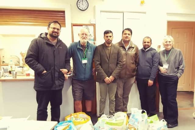 Members of the Ahmadiyya Muslim Youth Association (AMYA) Hartlepool donated 108.40kg of food and other items for Hebron Church in
Stockton