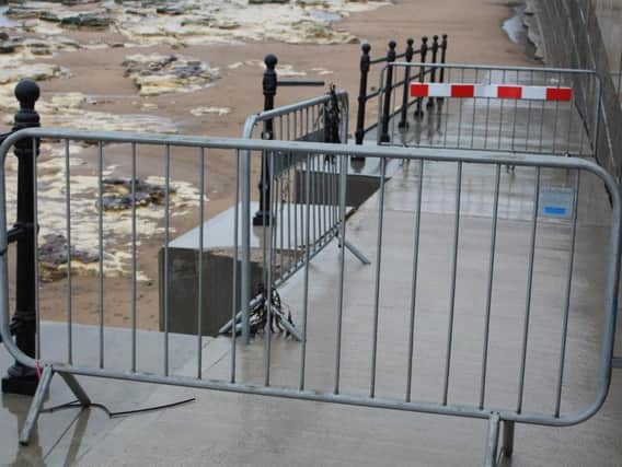 Hartlepool Borough Council closed the ramp after the damage.