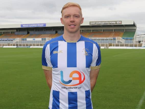 Luke Williams is yet to kick a ball for Hartlepool United since his return.