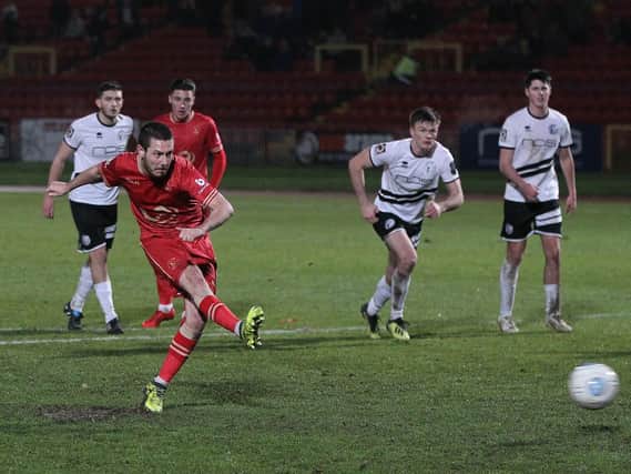 Liam Noble was one of Pools' standout performers at Gateshead