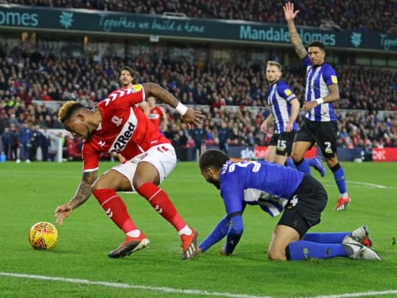 Middlesbrough fell to defeat against Sheffield Wednesday