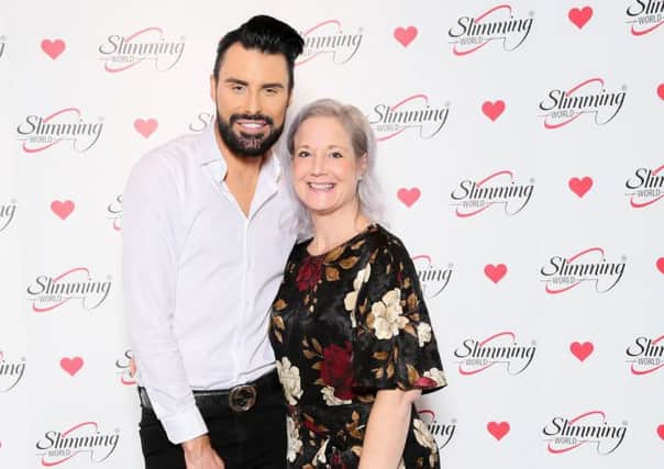 Slimming World manager Sue Thompson meets singer and presenter Rylan Clark-Neal.