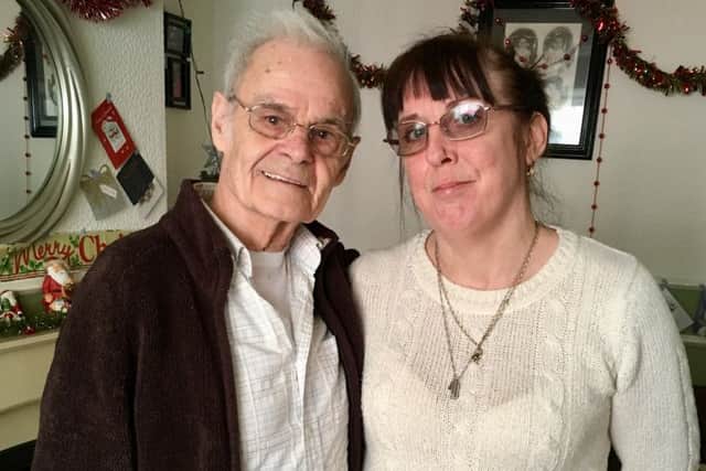 Louis Martin's brother Terry and step-daughter Tracey Liddicoat.