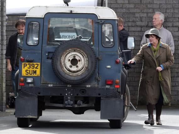 Actress Brenda Blethyn filming for Vera. Picture: PA.