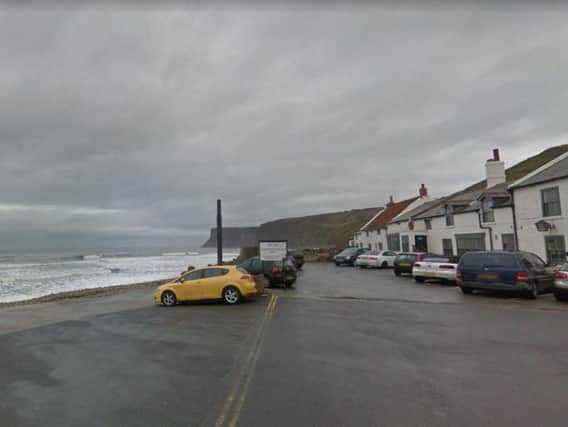 Cleveland Police were called to Huntcliff in Saltburn yesterday to respond to an incident. Image copyright Google Maps.