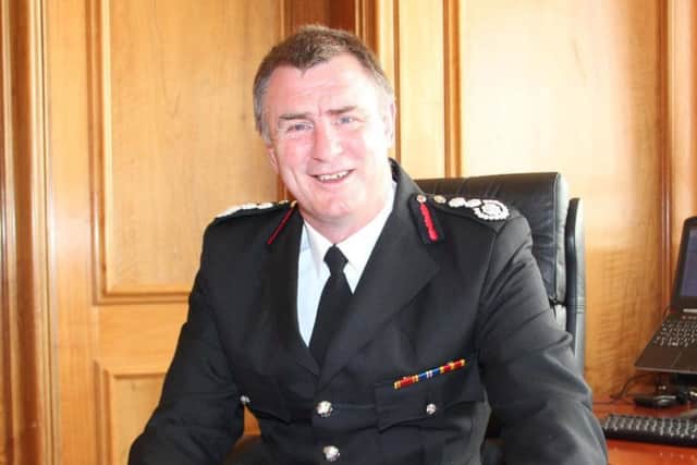 Ian Hayton, chief fire officer at Cleveland Fire Brigade.