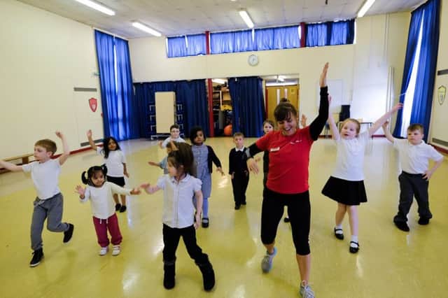 Andrea Douglas from Lifestyle Fitness dropped in to Lynnfield School in Hartlepool in 2015 to teach a Zumba class. Spot anyone you know?