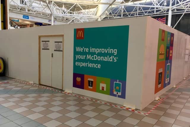 McDonald's in Middleton Grange shopping centre is undergoing a month-long refurbishment.