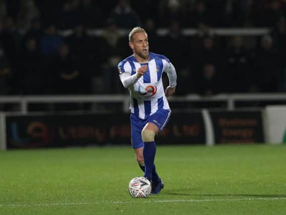 Andrew Davies left Hartlepool United earlier this month.