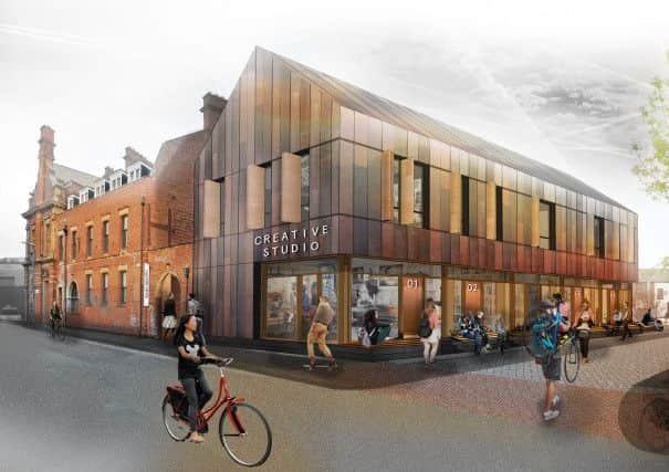Artist impression of the plans for the former General Post Office on Whitby Street, Hartlepool