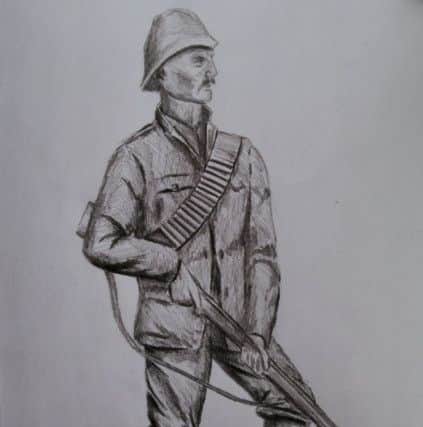 The design for the new Boer War statue in Ward Jackson Park