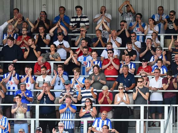 Hartlepool United fans have reacted to the club's triple transfer swoop