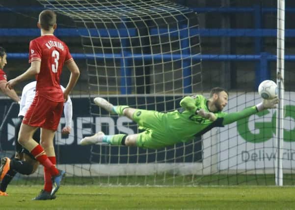 Scott Loach is keen to remain at Hartlepool United