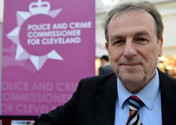 Police and Crime Commissioner for Cleveland, Barry Coppinger.