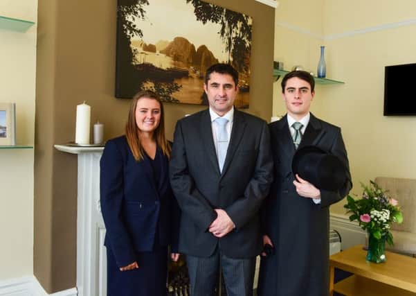 Funeral Director Andrew Evans has been joined in the business by son Ryan and daughter Leanne, at Victoria Hiouse Funeral Service, Victoria Road, Hartlepool.