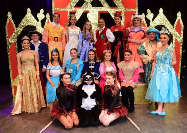 Principal cast members of Dick Whittington and his Cat by the Seaton Academy of Dance on this week at Hartlepool Town Hall Theatre.