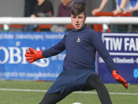 Goalkeeper Ryan Catterick produced a man of the match performance in the Durham Challange Cup.