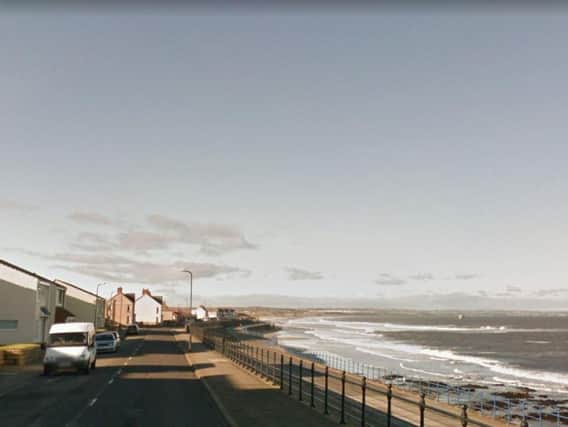 The incident happened on Sea View Terrace on the Headland. Image copyright Google Maps.