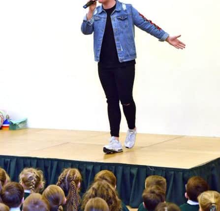 Michael Rice at St Aidan's Primary.