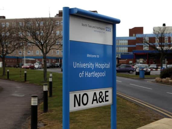 University Hospital of Hartlepool.