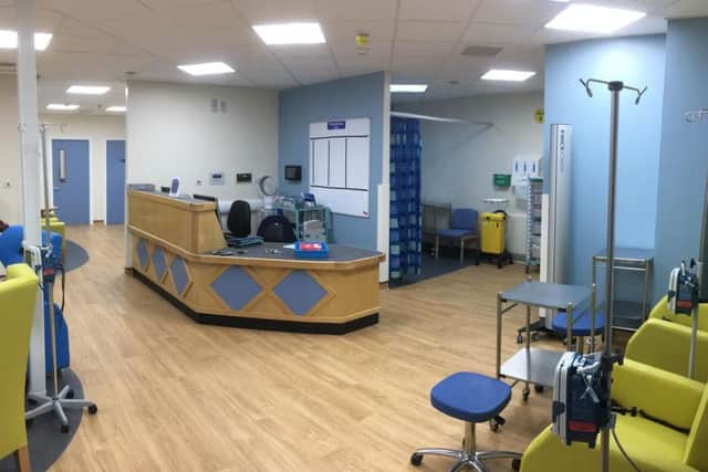 The refurbished chemotherapy unit.