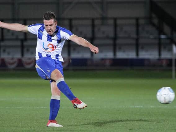Carl Magnay was named as Hartlepool United's club captain, a role he carried out the whole of the 2017/18 season.