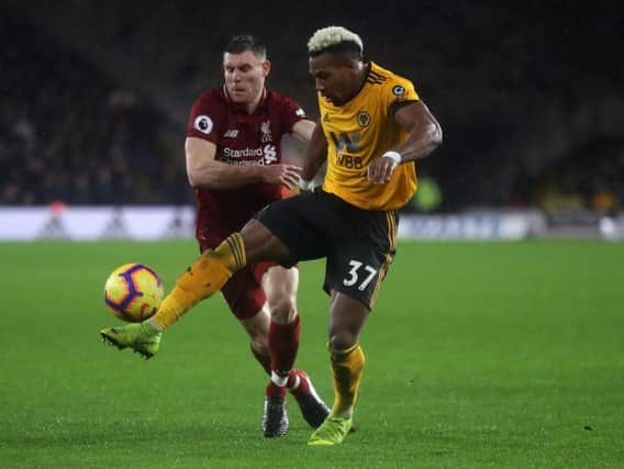 Wolves winger Adama Traore is a possible target for former club Middlesbrough on deadline day. Getty Images.